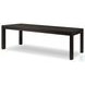 Noeline Cracked Smoked Black Oak 136" Extendable Rectangular Dining Table