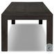 Noeline Cracked Smoked Black Oak 136" Extendable Rectangular Dining Table