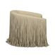 Shag Me Tan Upholstered Swivel Accent Chair