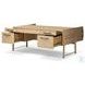 Rosedale Yucca Oak Veneer 3 Drawer Executive Desk