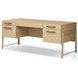 Rosedale Yucca Oak Veneer 3 Drawer Executive Desk