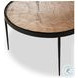 Yoko Smoked Brown Cast Glass Large Round Nesting Table