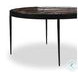 Yoko Smoked Brown Cast Glass Large Round Nesting Table