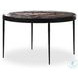 Yoko Smoked Brown Cast Glass Large Round Nesting Table