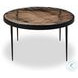 Yoko Smoked Brown Cast Glass Large Round Nesting Table