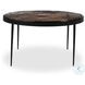 Yoko Smoked Brown Cast Glass Large Round Nesting Table