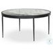 Yoko Clear Cast Glass Large Round Nesting Table