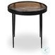 Yoko Smoked Brown Cast Glass Small Round Nesting Table