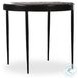 Yoko Smoked Brown Cast Glass Small Round Nesting Table