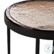 Yoko Smoked Brown Cast Glass Small Round Nesting Table