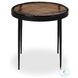 Yoko Smoked Brown Cast Glass Small Round Nesting Table