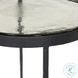 Yoko Clear Cast Glass Small Round Nesting Table
