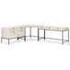 Trey Dove Poplar Wide Filing Cabinet Desk System
