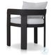 Jackson Alessi Linen Outdoor Metal Dining Chair