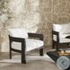 Jackson Alessi Linen Outdoor Metal Chair