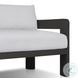 Jackson Alessi Linen 96" Upholstered Outdoor Metal Sofa