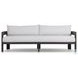 Jackson Alessi Linen 96" Upholstered Outdoor Metal Sofa