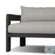 Jackson Concha Fog 96" Upholstered Outdoor Metal Sofa