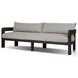 Jackson Concha Fog 96" Upholstered Outdoor Metal Sofa