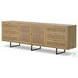 Carmel Natural Cane 2 Door Sideboard