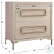 Alessia Light Oak 4 Drawer Accent Chest