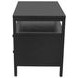 Avery Black 2 Drawers Nightstand