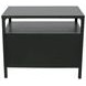 Avery Black 2 Drawers Nightstand