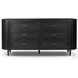 Tolle Drifted Matte Black Veneer 6 Drawer Dresser