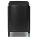 Tolle Drifted Matte Black Veneer 2 Drawer Nightstand