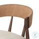 Buxton Drifted Oak Performance Fabric Dining Chair