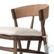 Buxton Drifted Oak Performance Fabric Dining Chair