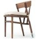 Buxton Drifted Oak Performance Fabric Dining Chair