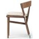 Buxton Drifted Oak Performance Fabric Dining Chair