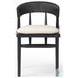 Buxton Black Oak Performance Fabric Dining Chair