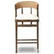 Buxton Drifted Oak Performance Fabric Counter Height Stool