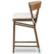 Buxton Drifted Oak Performance Fabric Counter Height Stool