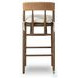 Buxton Drifted Oak Performance Fabric Bar Stool