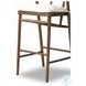 Buxton Drifted Oak Performance Fabric Bar Stool