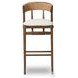Buxton Drifted Oak Performance Fabric Bar Stool