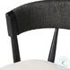 Buxton Black Oak Performance Fabric Counter Height Stool