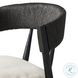 Buxton Black Oak Performance Fabric Counter Height Stool