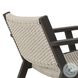 Delano Ivory Rope Outdoor Metal Chair