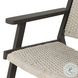 Delano Ivory Rope Outdoor Metal Chair