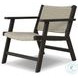 Delano Ivory Rope Outdoor Metal Chair