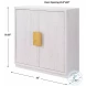 Tessa White 2 Door Accent Cabinet