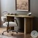 Paden Worn Oak Oval Home Office Set