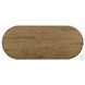 Paden Worn Oak 65" Oval Desk