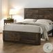 Elettra Rustic Walnut Queen Panel Bed