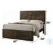 Elettra Rustic Walnut Eastern King Panel Bed