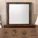 Elettra Rustic Walnut Rectangular Dresser Mirror